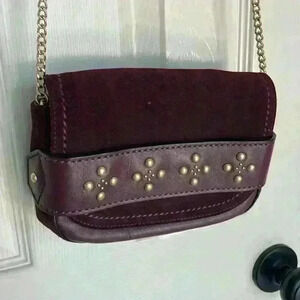 Vera Bradley Carson Mini Saddle Bag “Bittersweet Chocolate” (Maroon Brown)